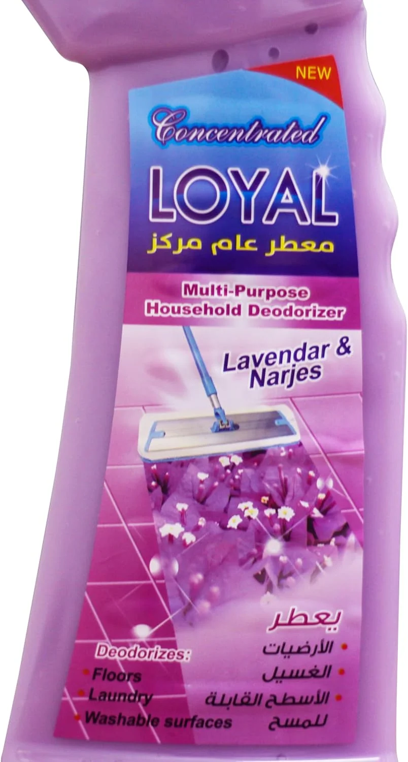 خوشبو کننده چند منظوره و غلیظ خانگی لویال، تمیز کننده کف با رایحه اسطوخودوس و نرگس، 700 میلی لیتر