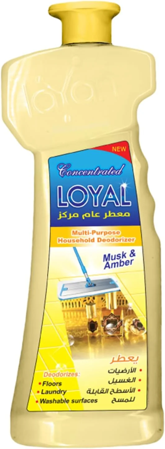 خوشبو کننده و ضدعفونی کننده غلیظ سطوح و کف شوی منزل لویال، رایحه مشک و عنبر، 700 میلی لیتر