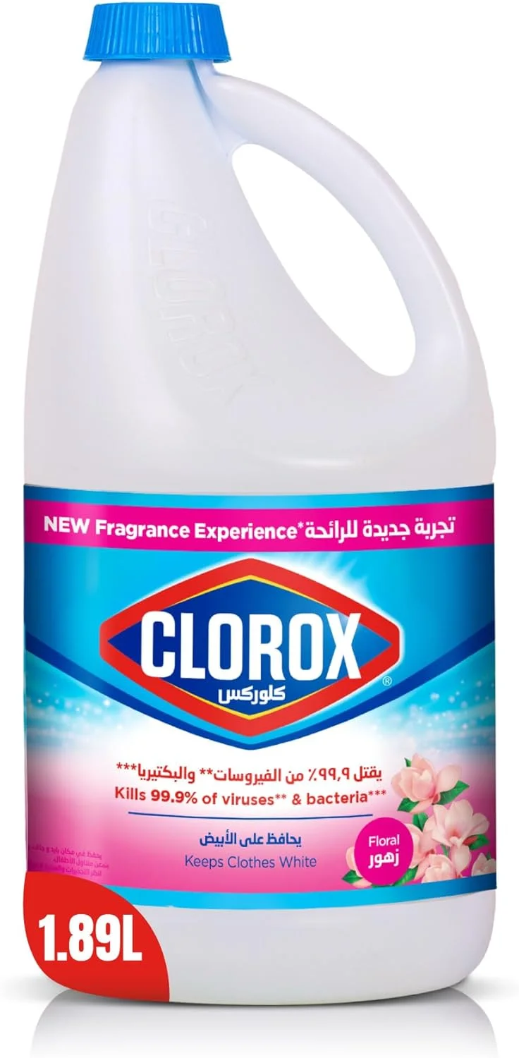 سفید کننده مایع کلروکس با رایحه گل، 1.89 لیتر