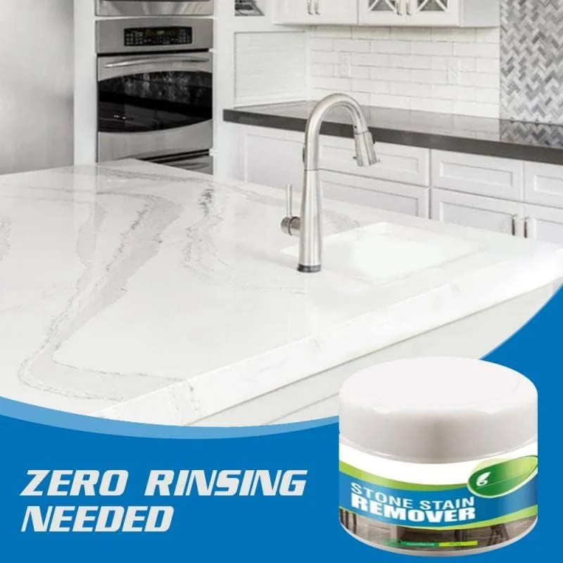 پودر پاک کننده لکه سنگ پاک کننده سریع 30 گرمی، ماده تمیز کننده چند منظوره سفید برای آشپزخانه و مصارف خانگی