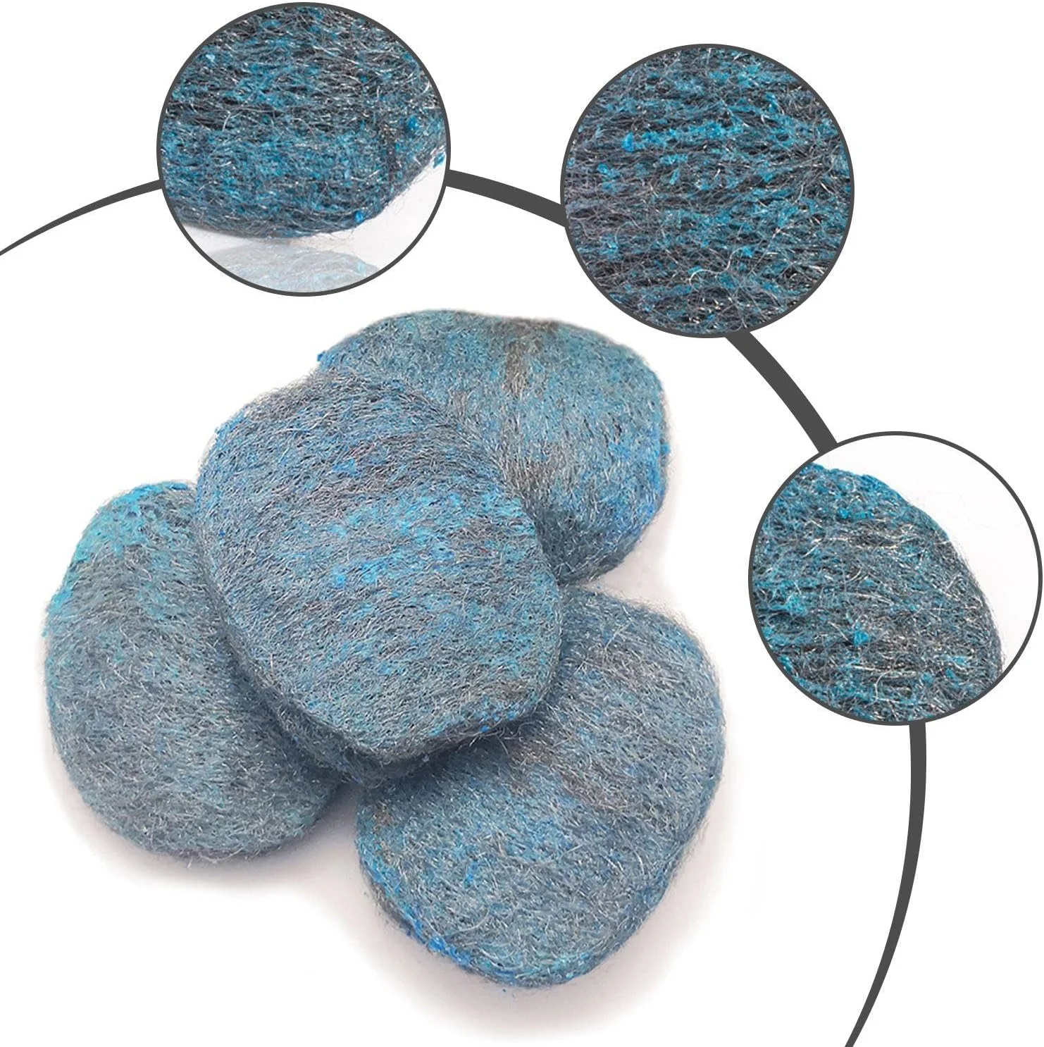 توپ های تمیز کننده 15 عددی، توپ های تمیز کننده ظروف، ابزار تمیز کننده آشپزخانه، توپ های تمیز کننده قابل استفاده مجدد، تمیز کننده لوازم آشپزخانه