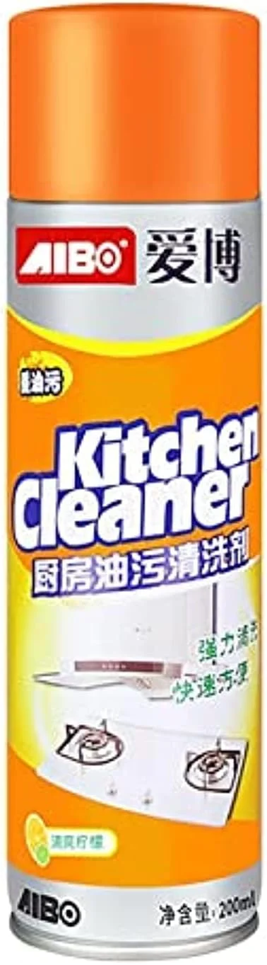 اسپری پاک کننده چربی آشپزخانه، پاک کننده چربی، جرم، روغن و لکه، پاک کننده فوم چند منظوره، اسپری پاک کننده لکه همه منظوره برای سطوح داخلی خانه، آشپزخانه، حمام