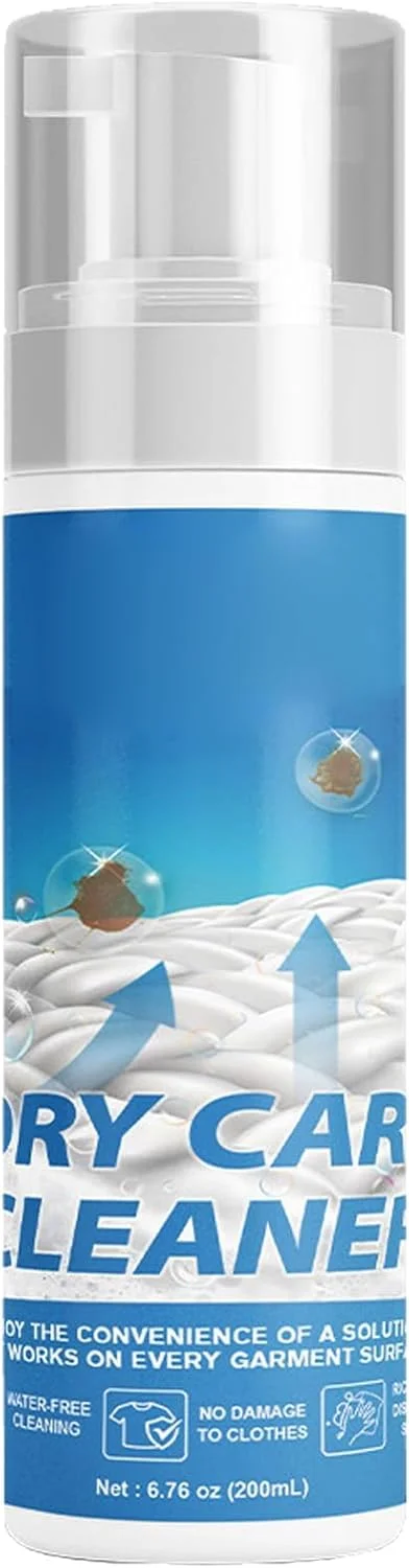 فوم تمیز کننده مبل پارچه ای، فوم خشک بدون نیاز به شستشو، لکه بر خشک چند منظوره برای لباس، مبل، کفش و فضای داخلی خودرو، 200 میلی لیتر