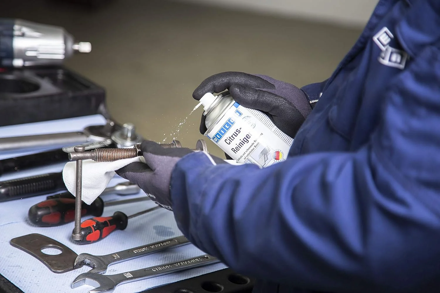 تمیز کننده مرکبات WEICON | 400 میلی لیتر | تمیز کننده جهانی | تمیز کننده و پشتیبانی از ضد عفونی سطوح