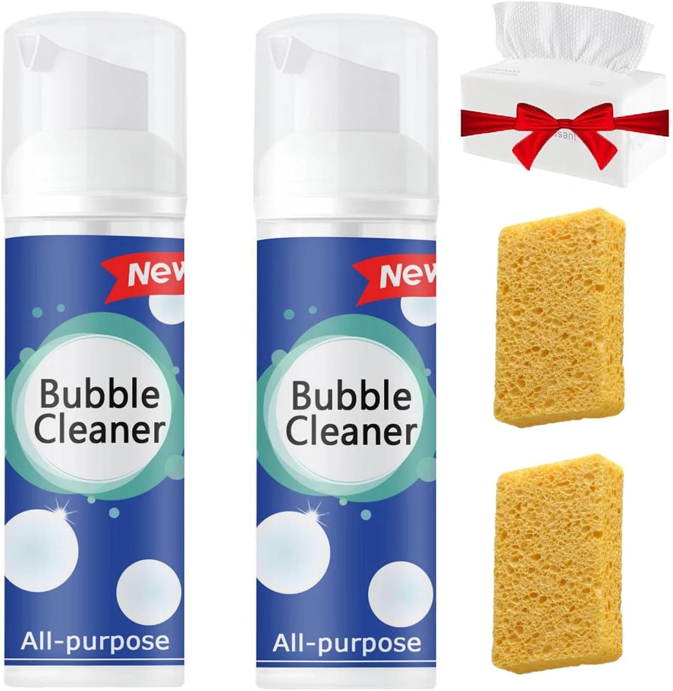 اسپری فوم پاک کننده حباب دار، فوم پاک کننده حباب دار نورث مون، پاک کننده حباب دار بیداک، پاک کننده حباب دار آشپزخانه، فوم پاک کننده همه منظوره، اسپری حباب پاک کننده چربی و جرم سرسخت (30 میلی لیتر، 2 عدد)