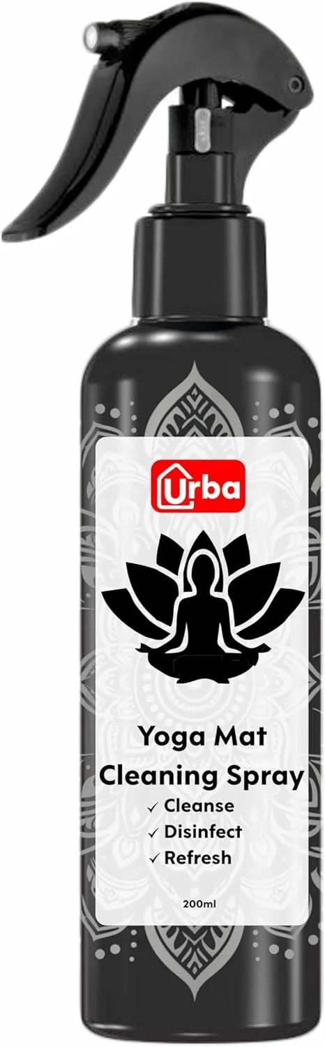 اسپری تمیز کننده و ضدعفونی کننده مت یوگا Urba، 200 میلی لیتر، فرمول ارگانیک، از بین برنده بو