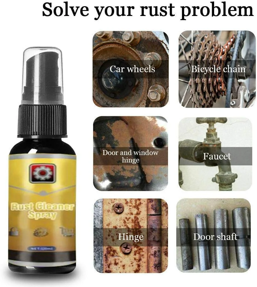 اسپری پاک کننده زنگ زدگی سریع و ایمن، اسپری ضد زنگ، تمیز کننده نگهداری خودرو 30 میلی لیتر (5 عدد)