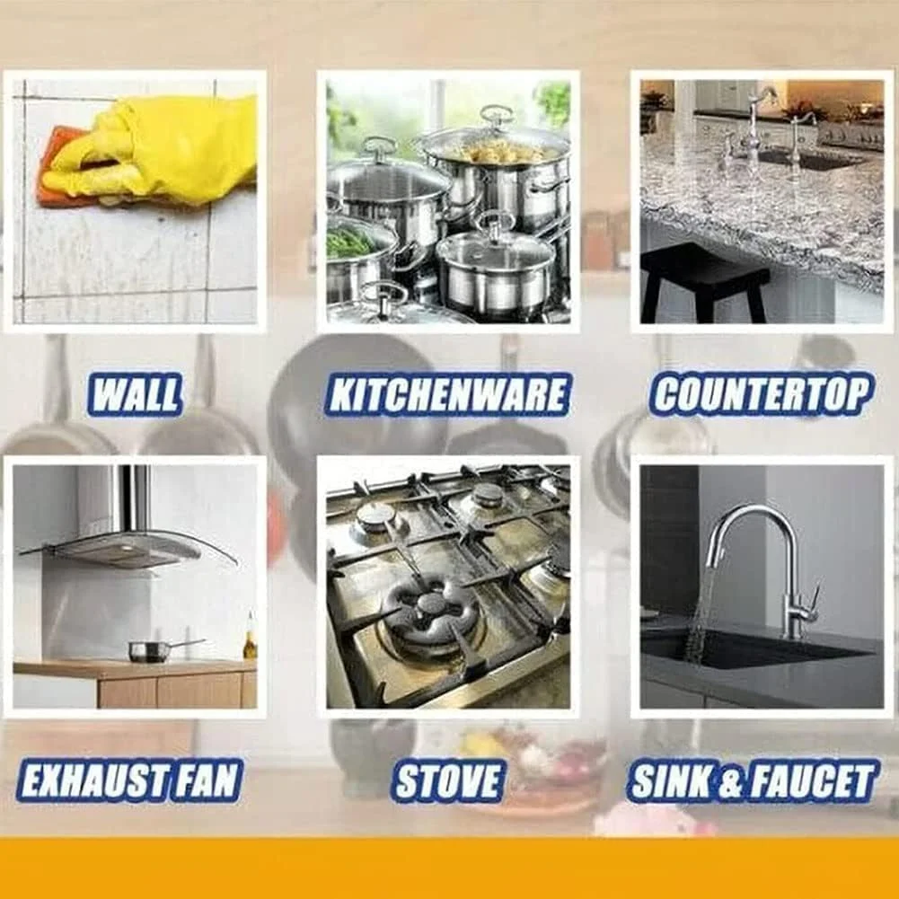 فوم تمیز کننده خودرو، فوم تمیز کننده همه منظوره، فوم تمیز کننده چند منظوره، فوم جادویی تمیز کننده خودرو و منزل با رایحه لیمو (60 میلی لیتر، 3 عدد)