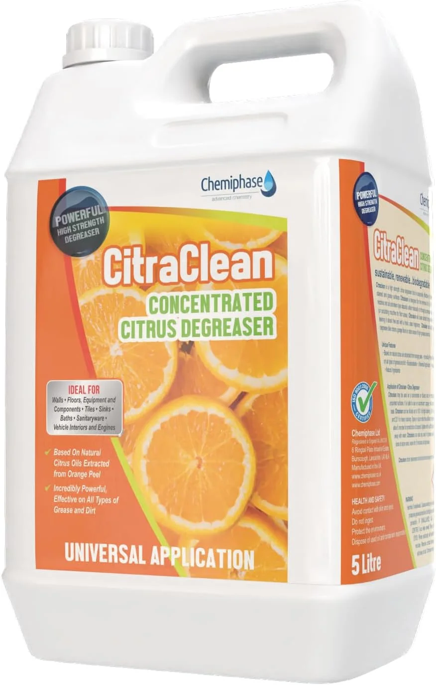 Chemiphase Citraclean - چربی زدا/پاک کننده قوی مرکباتی غلیظ - 5 لیتر
