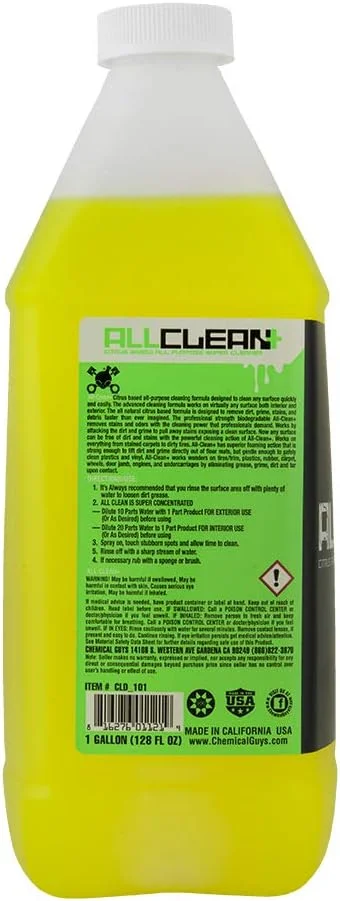 مایع تمیز کننده چند منظوره سوپر آل کلین پلاس Chemical Guys CLD_101 با پایه مرکبات (3.7 لیتر)