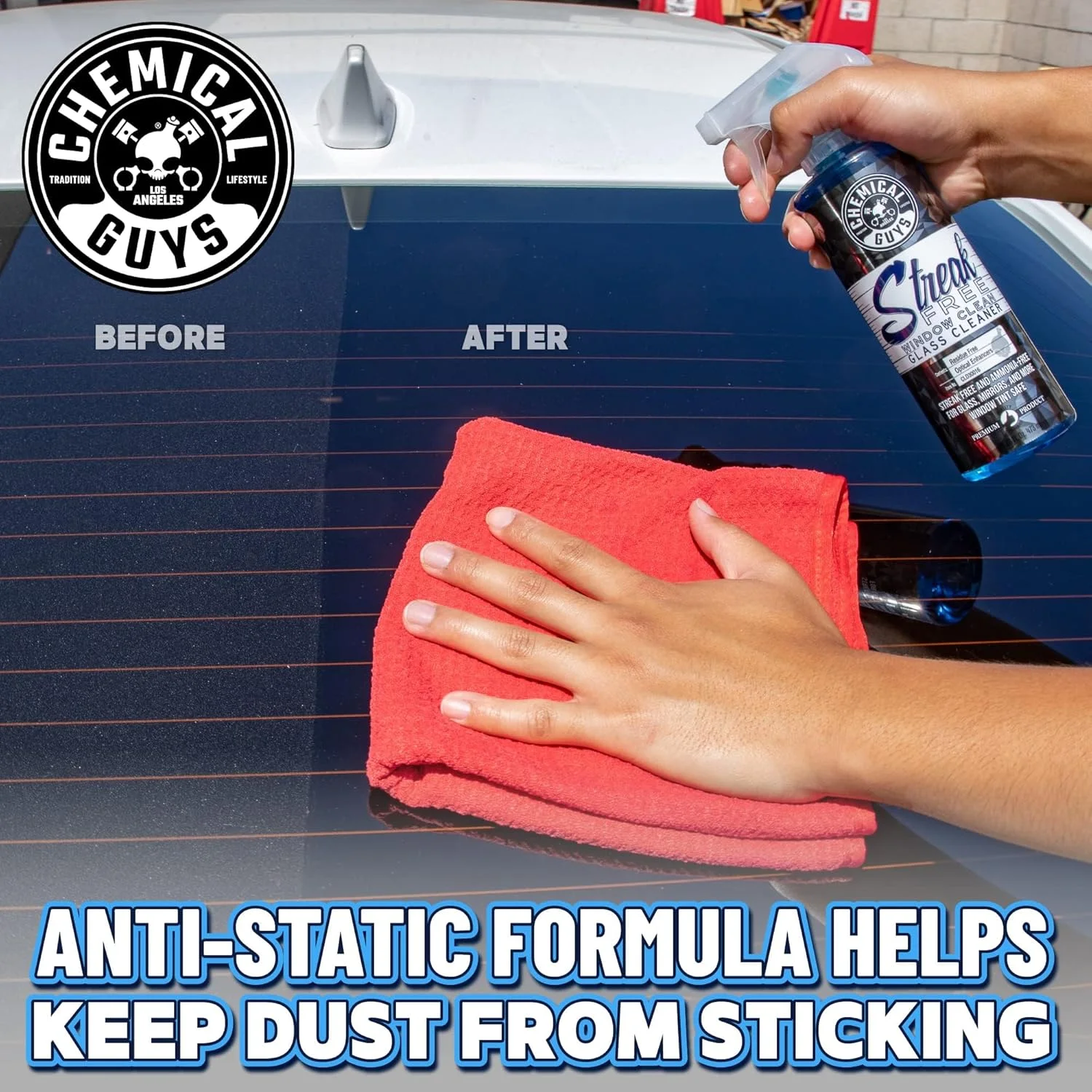 مایع شیشه شوی بدون رگه Chemical Guys CLD30016 (473 میلی لیتر) مایع شیشه شوی بدون رگه Chemical Guys CLD30016 (473 میلی لیتر)