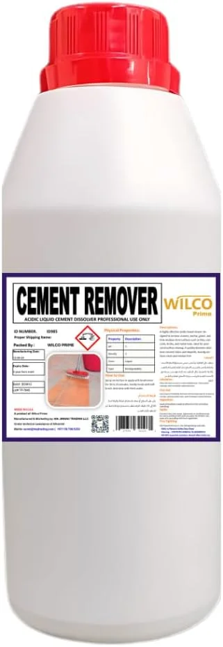 محلول پاک کننده سیمان و رسوب - درجه حرفه ای، حلال بتن قوی، پاک کننده غبار دوغاب و شوره، 5 لیتر محلول پاک کننده سیمان و رسوب - درجه حرفه ای، حلال بتن قوی، پاک کننده غبار دوغاب و شوره، 5 لیتر