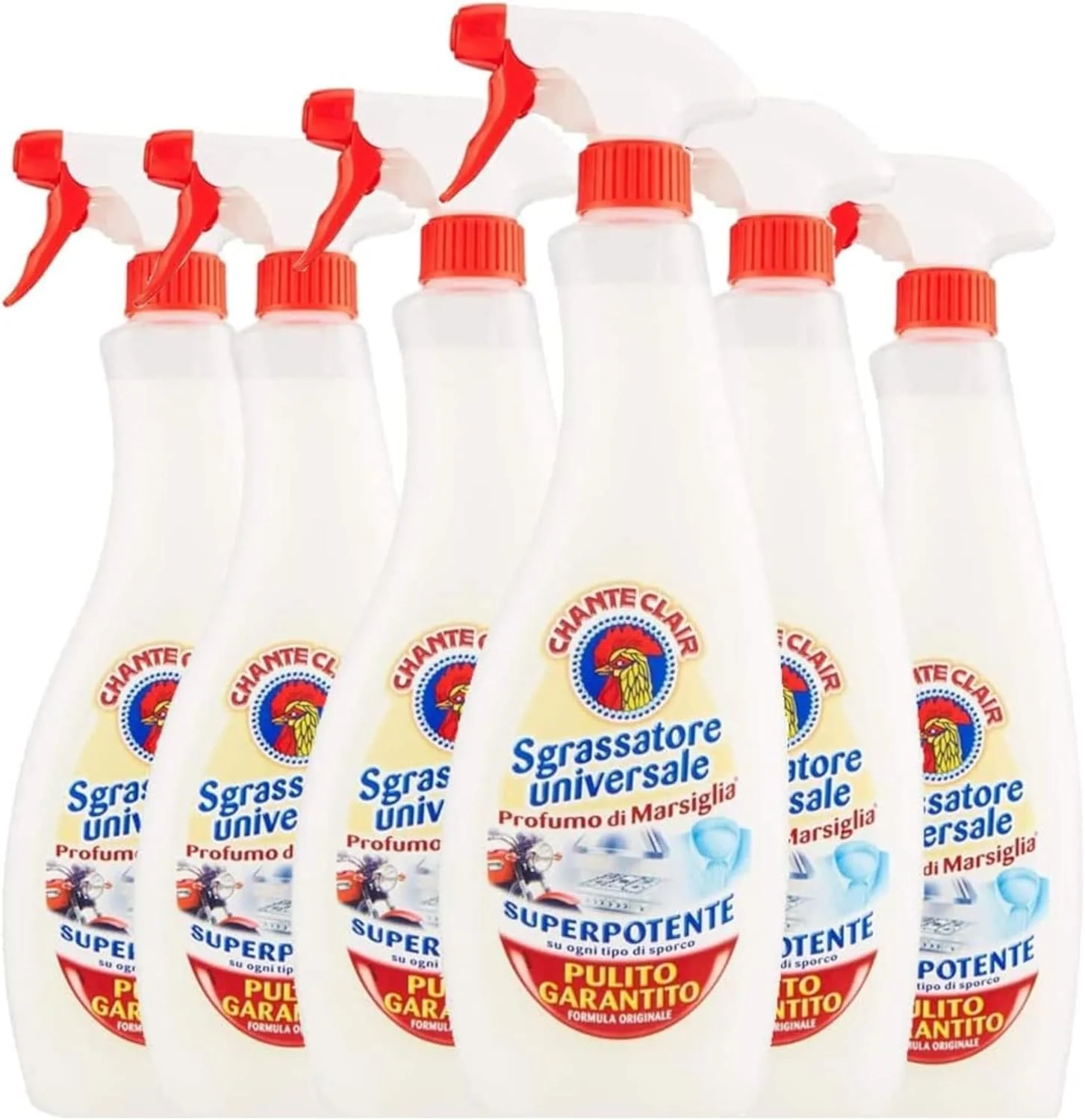 چربی زدای جهانی شانته کلیر، فوق العاده قدرتمند، رایحه صابون مارسی، بسته چندتایی (6 بطری 600 میلی لیتری، کامل) چربی زدای جهانی شانته کلیر، فوق العاده قدرتمند، رایحه صابون مارسی، بسته چندتایی (6 بطری 600 میلی لیتری، کامل)