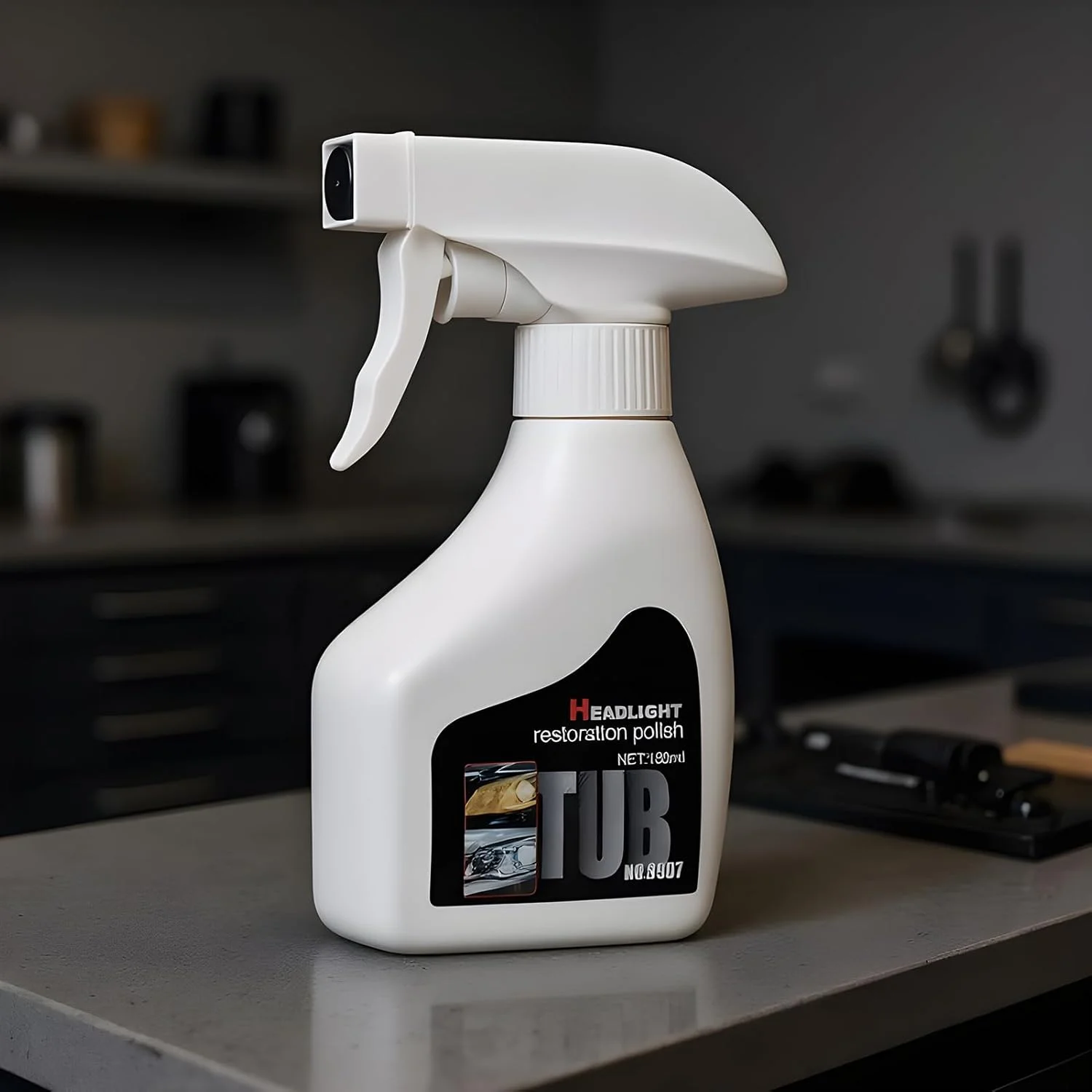 اسپری تمیز کننده چراغ جلوی خودرو - کیت پولیش و تمیز کننده چراغ جلو | پاک کننده، پولیش، ترمیم کننده و محافظ برای چراغ های جلوی خودرو، رفع زردی و خط و خش