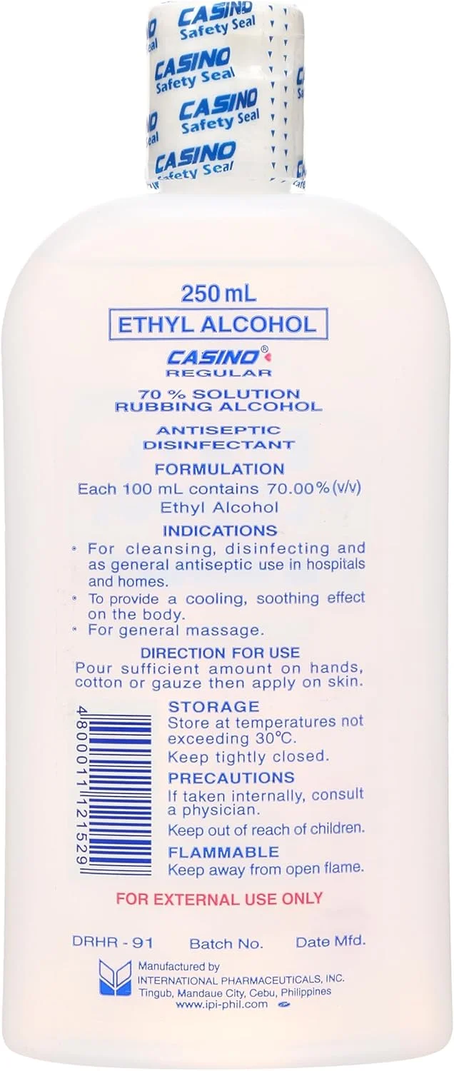 محلول ضدعفونی کننده کازینو 250 میلی لیتر محلول ضدعفونی کننده کازینو 250 میلی لیتر