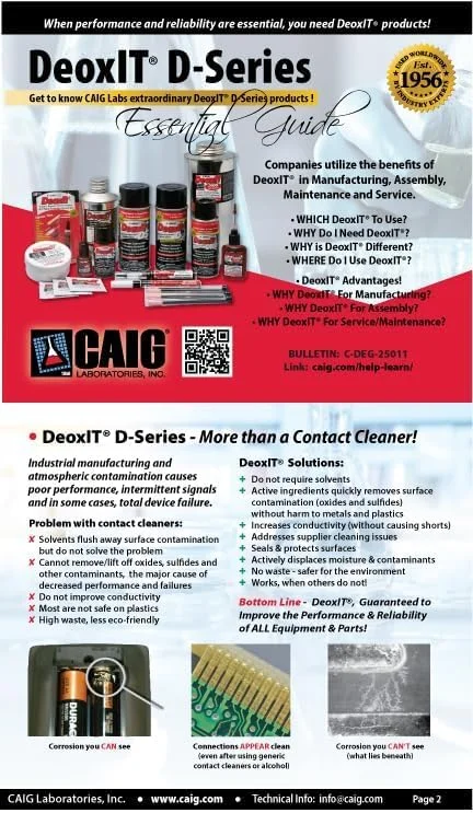 اسپری CAIG LABORATORIES DeoxIT DN5، محلول 5%، 163 گرم اسپری CAIG LABORATORIES DeoxIT DN5، محلول 5%، 163 گرم