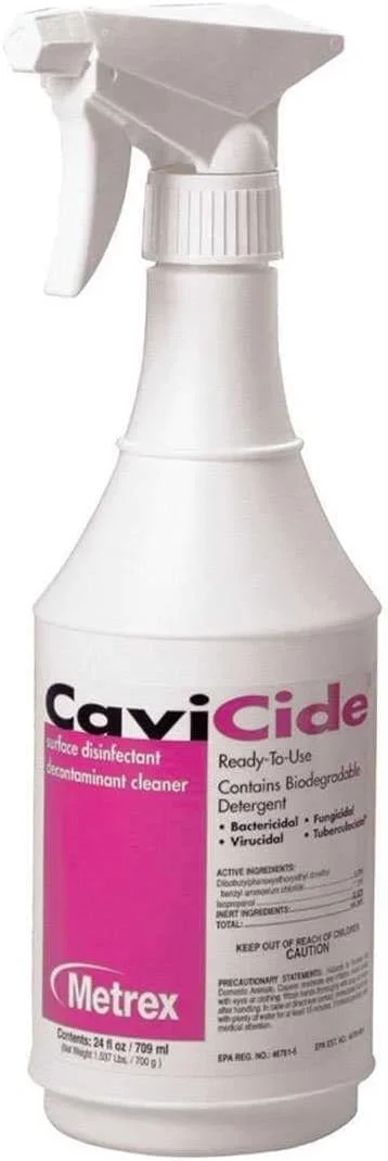 محلول ضدعفونی کننده سطوح CaviCide، اسپری ماشه ای 710 میلی لیتر، سفید، 13-1024