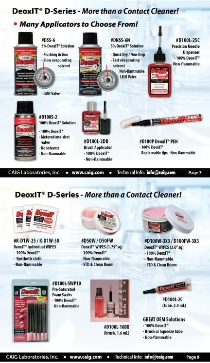 اسپری CAIG LABORATORIES DeoxIT DN5، محلول 5%، 163 گرم اسپری CAIG LABORATORIES DeoxIT DN5، محلول 5%، 163 گرم