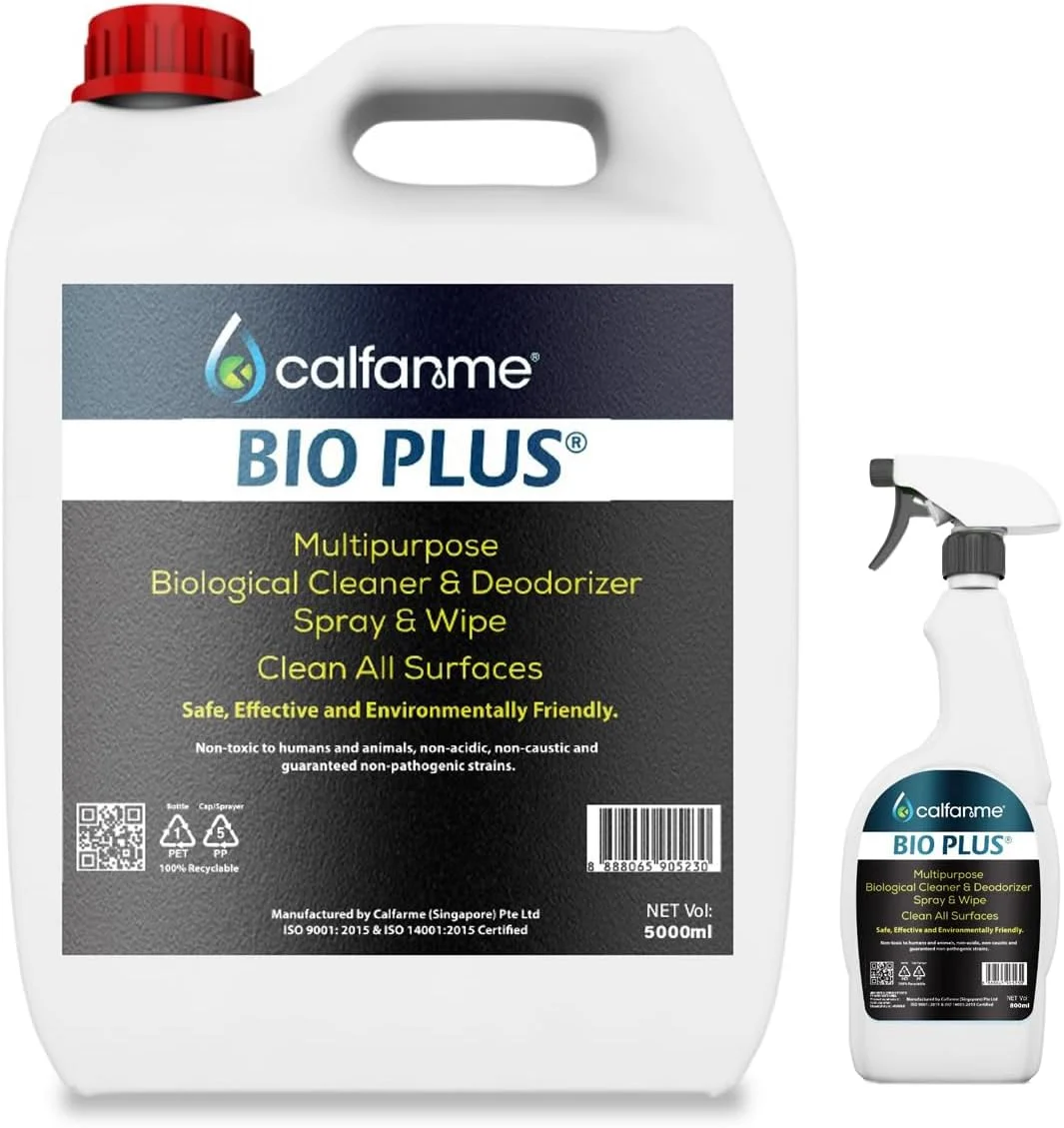 محلول ضدعفونی کننده چند منظوره سطوح و کف و خوشبو کننده کالفارم بایو پلاس | نسبت اختلاط 1:20 | 5 لیتر + 800 میلی لیتر | غیر اسیدی، غیر سوزاننده، محلول بهداشتی ضدعفونی کننده | ساخت سنگاپور محلول ضدعفونی کننده چند منظوره سطوح و کف و خوشبو کننده کالفارم بایو پلاس | نسبت اختلاط 1:20 | 5 لیتر + 800 میلی لیتر | غیر اسیدی، غیر سوزاننده، محلول بهداشتی ضدعفونی کننده | ساخت سنگاپور