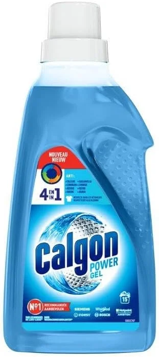 ژل محافظ ماشین لباسشویی کالگون 4 در 1، 750 میلی لیتر، با فرمول ضد آلودگی و جلوگیری از بوی نامطبوع (دو عدد)