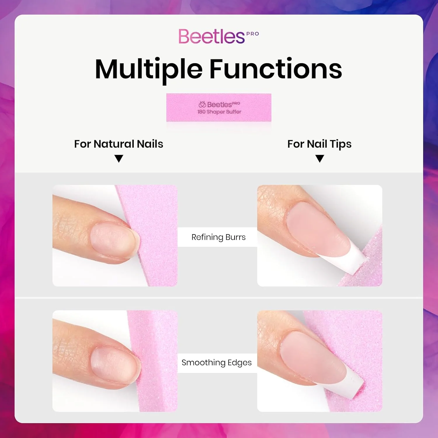 سوهان بافر حرفه ای Beetles مدل PBF002US سوهان بافر حرفه ای Beetles مدل PBF002US