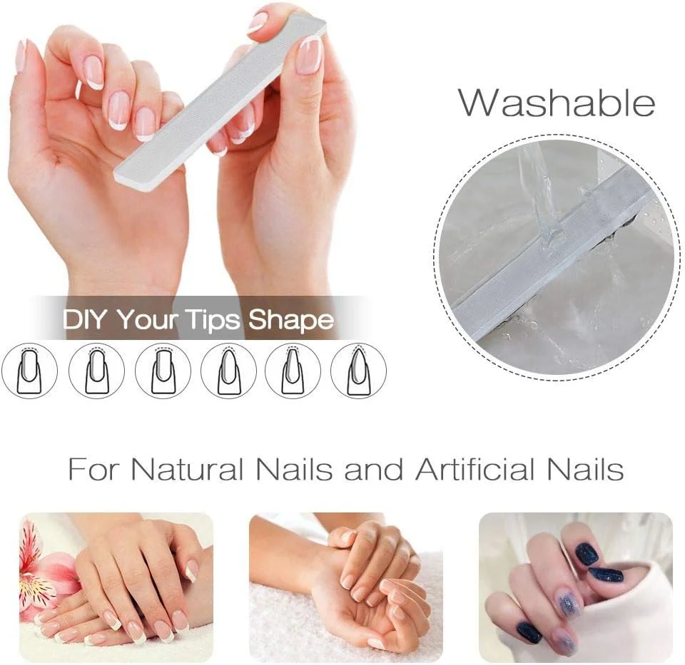 سوهان ناخن شیشه ای نانو قابل شستشو beUakso به همراه کیف و بافر چرم بز برای کرم واکس ناخن، کیت ارتقاء بافر و براق کننده ناخن ممتاز برای سوهان و بافرهای ناخن طبیعی و اکریلیک به همراه جعبه گل