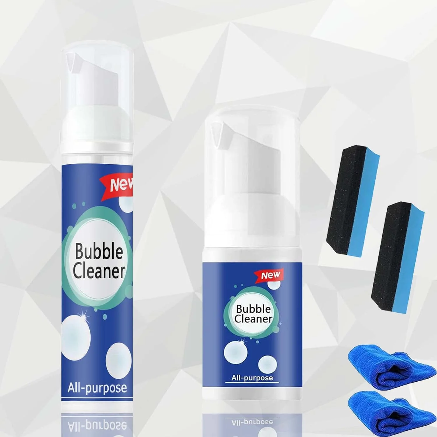 Bubble Cleaner Foam, Beedac Cleaning Spray, Beedac Bubble Cleaner, Grill Rinse Free Bubble Cleaner Foam Spray, All Purpose Rinse Free Cleaning Spray for Kitchen, Oven, Stove (30 ml+100 ml)