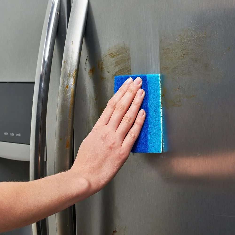 پاک کننده بریلو کامئو، ایده آل برای آلومینیوم، استیل ضد زنگ، مس، برنج و چینی، فرمول بدون خط و خش 10 اونس (بسته 1 عددی) پاک کننده بریلو کامئو، ایده آل برای آلومینیوم، استیل ضد زنگ، مس، برنج و چینی، فرمول بدون خط و خش 10 اونس (بسته 1 عددی)