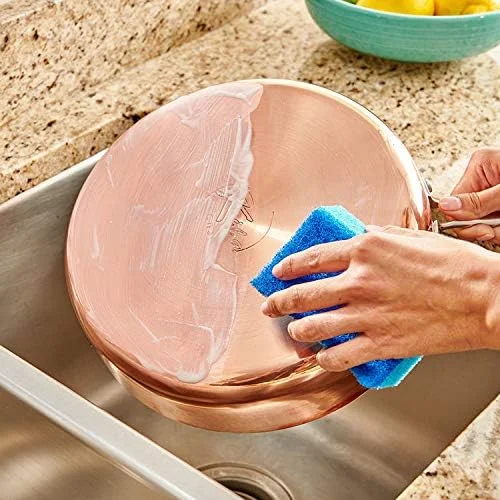 پاک کننده بریلو کامئو، ایده آل برای آلومینیوم، استیل ضد زنگ، مس، برنج و چینی، فرمول بدون خط و خش 10 اونس (بسته 1 عددی) پاک کننده بریلو کامئو، ایده آل برای آلومینیوم، استیل ضد زنگ، مس، برنج و چینی، فرمول بدون خط و خش 10 اونس (بسته 1 عددی)