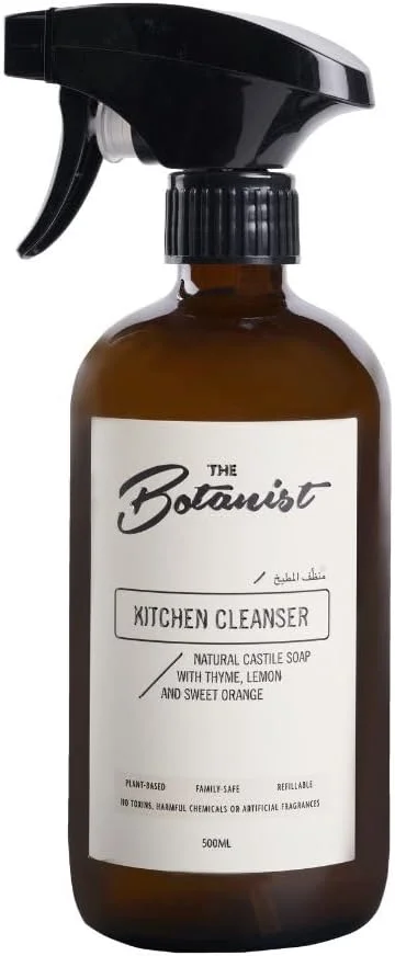 پاک کننده آشپزخانه بوتیانیست – فرمول غیر سمی، گیاهی، تجزیه پذیر، قوی در برابر چربی و کثیفی، سازگار با محیط زیست، ساخت دبی، 500 میلی لیتر