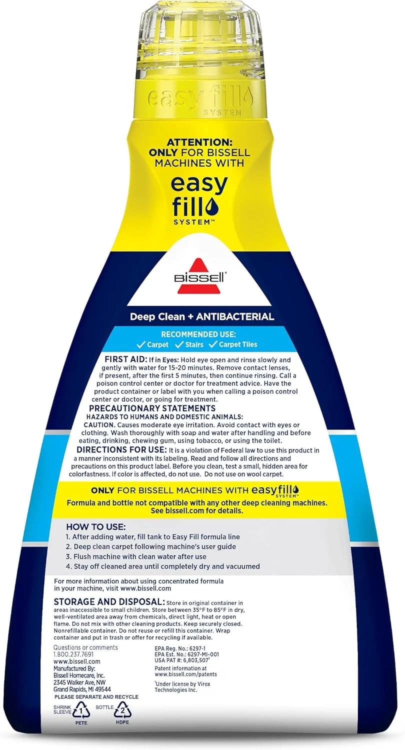 مایع تمیز کننده عمیق و ضد باکتریال بیسل، 1182 میلی لیتر (1568)، شماره مدل: 1568A مایع تمیز کننده عمیق و ضد باکتریال بیسل، 1182 میلی لیتر (1568)، شماره مدل: 1568A