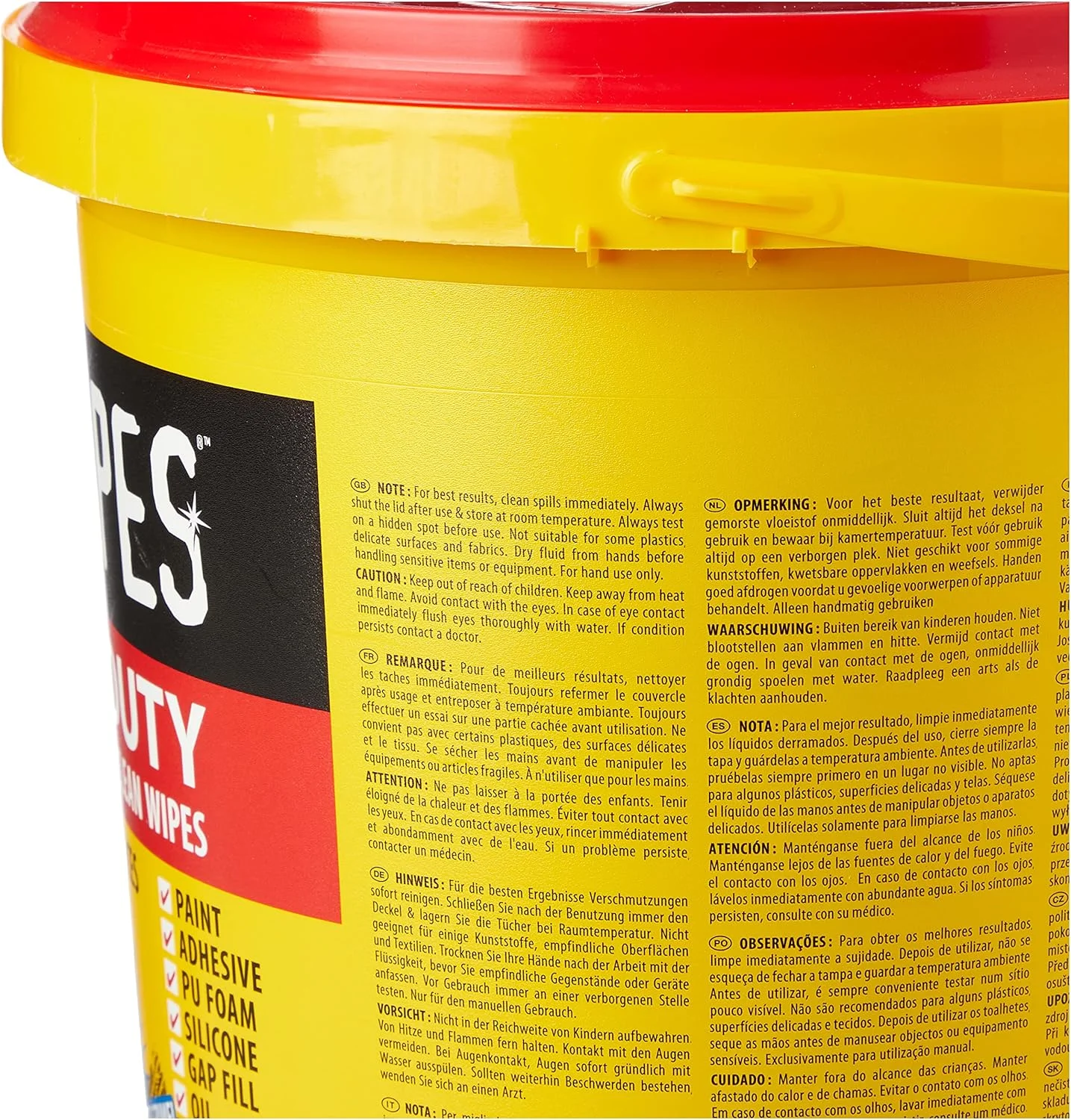 دستمال مرطوب پاک کننده قوی Big Wipes 4x4 - سطل 240 عددی