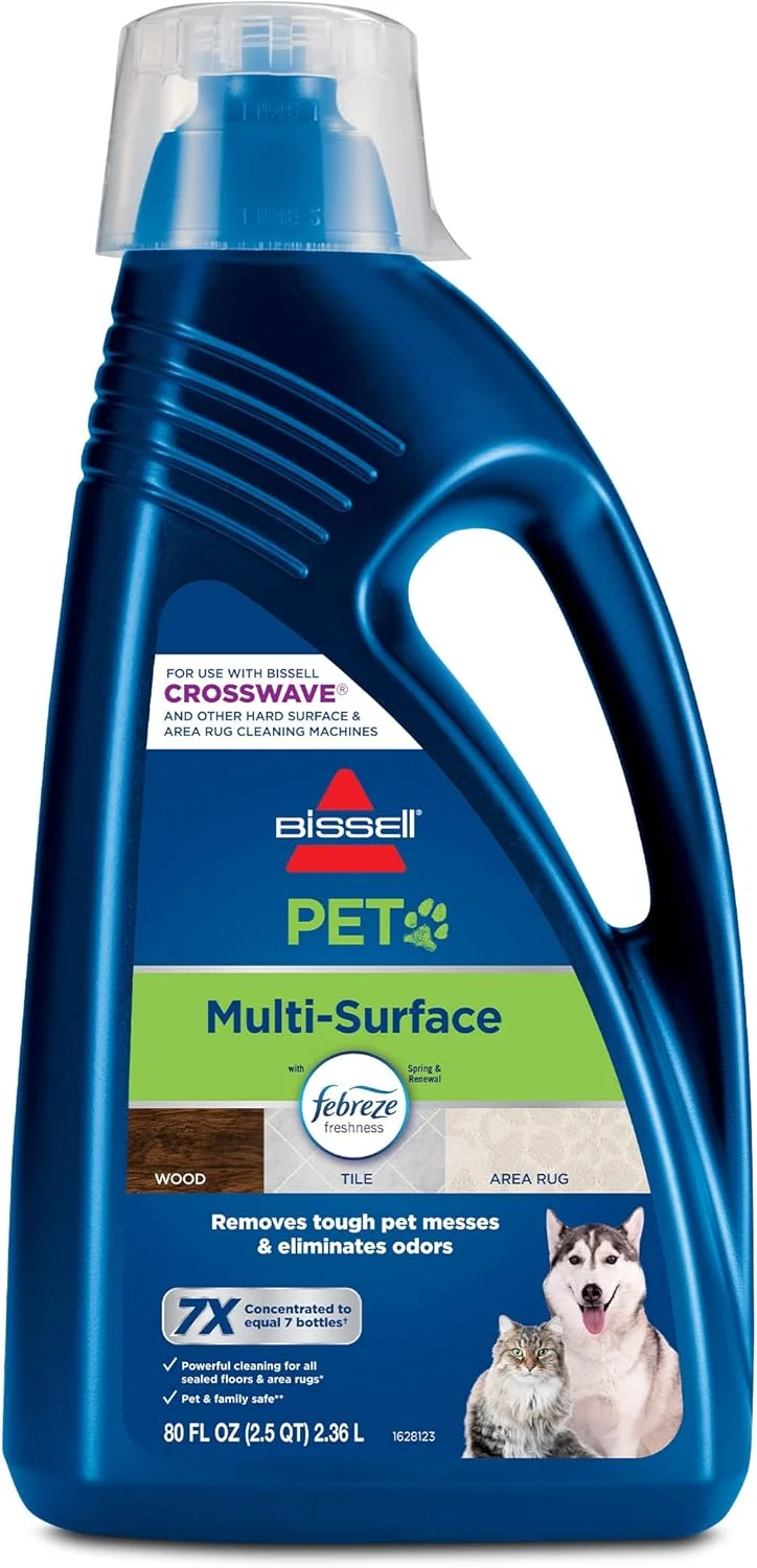 محلول چند منظوره حیوانات خانگی بیسل با طراوت Febreze برای Crosswave (2365 میلی لیتر)، 2295L محلول چند منظوره حیوانات خانگی بیسل با طراوت Febreze برای Crosswave (2365 میلی لیتر)، 2295L