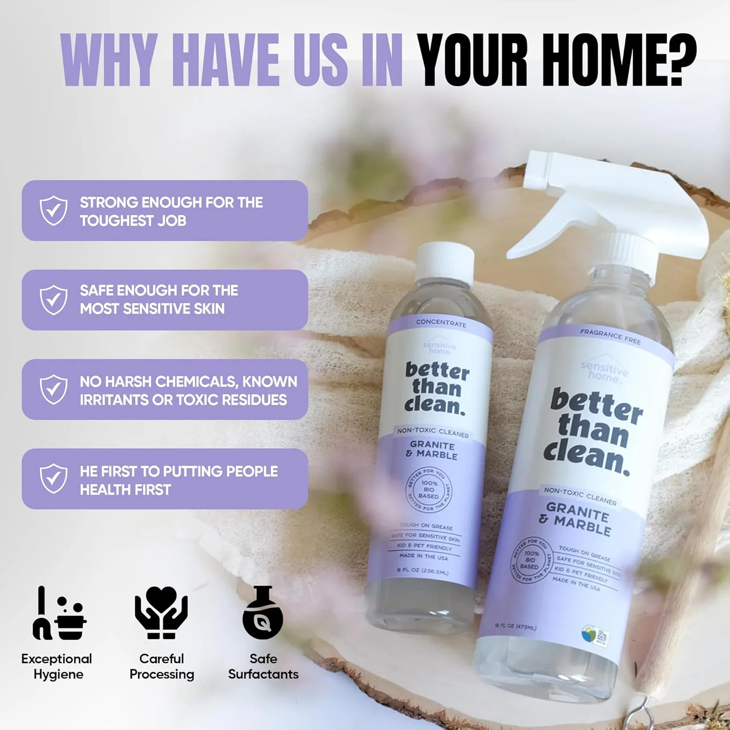 مجموعه خانواده پاکیزهتر از همیشه™ – پاککنندههای گیاهی، بدون عطر، غیر سمی برای ظروف، سطوح، سنگ، حمام و دوش – 4 عدد کنسانتره 240 میلیلیتری، قابل پر کردن مجدد مجموعه خانواده پاکیزهتر از همیشه™ – پاککنندههای گیاهی، بدون عطر، غیر سمی برای ظروف، سطوح، سنگ، حمام و دوش – 4 عدد کنسانتره 240 میلیلیتری، قابل پر کردن مجدد