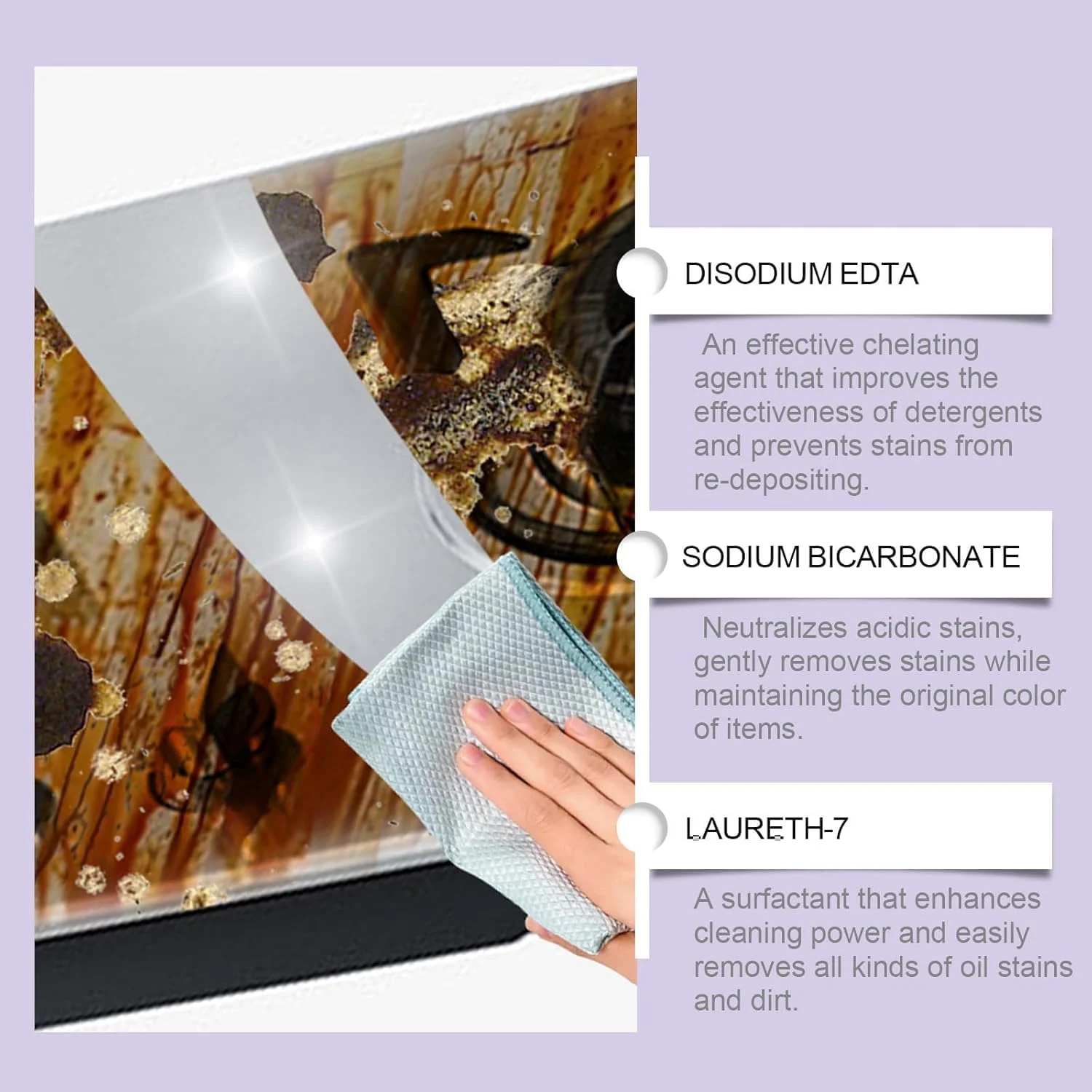 بطری اسپری تمیز کننده چند منظوره BIGTHREE، اسپری تمیز کننده فوری، با 18 قرص تمیز کننده چند منظوره، مناسب برای از بین بردن لکه های حمام، چربی آشپزخانه و غیره، 18 قرص غلیظ و 1 بطری.