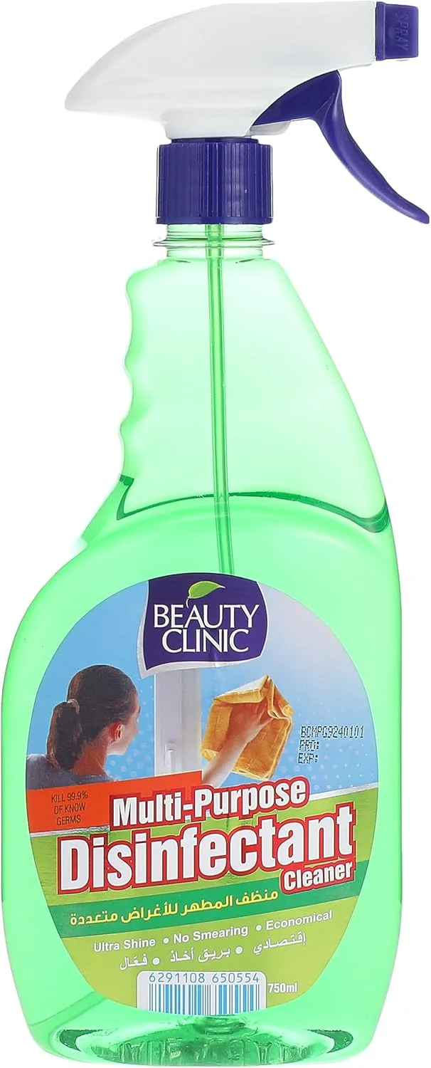 مایع ضدعفونی کننده چند منظوره بیوتی کلینیک 750 میلی لیتر مایع ضدعفونی کننده چند منظوره بیوتی کلینیک 750 میلی لیتر