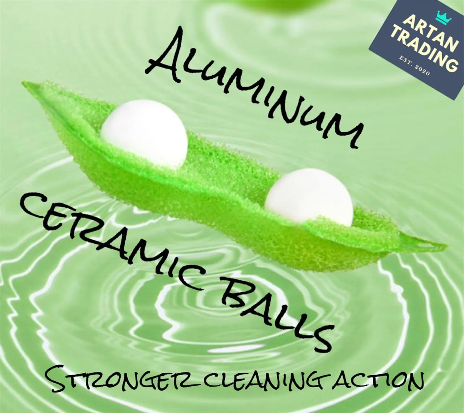 پاک کننده بطری Bean - بسته 2 عددی SpongePods/Magicbeans | پاک کننده نهایی بطری آب و شیکر پروتئین | تمیز کردن آسان برای بطری های درخشان