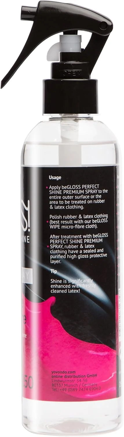 اسپری براق کننده ممتاز beGLOSS Perfect Shine برای لاتکس براق 250 میلی لیتر شفاف اسپری براق کننده ممتاز beGLOSS Perfect Shine برای لاتکس براق 250 میلی لیتر شفاف