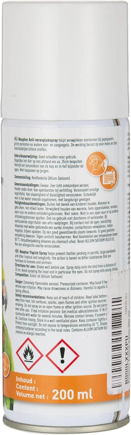 اسپری ضد نوک زدن Beaphar Papick، 200 میلی لیتر اسپری ضد نوک زدن Beaphar Papick، 200 میلی لیتر