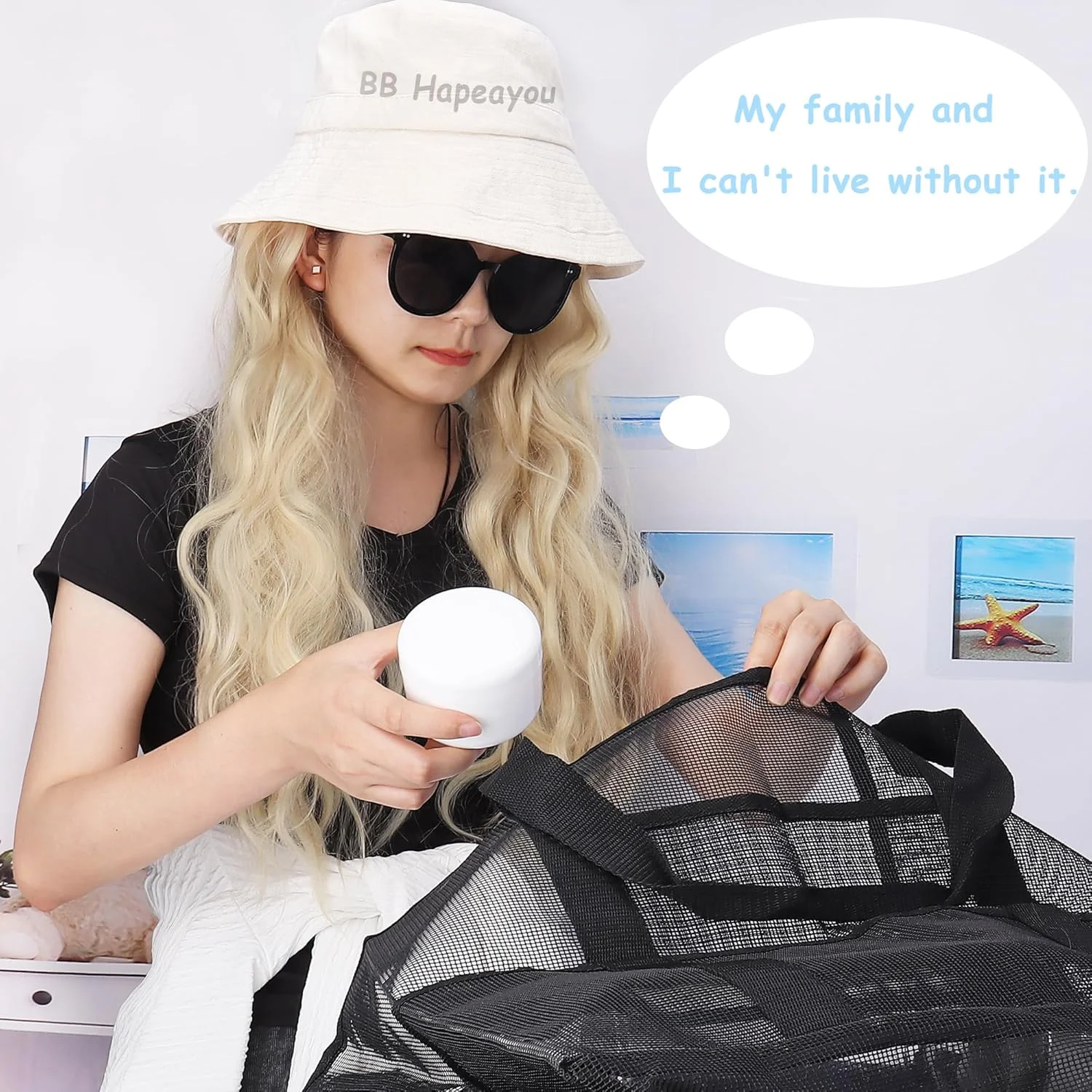 پودر پاک کننده شن بدن BB Hapeayou به همراه جعبه نگهداری مناسب برای تعطیلات خانوادگی تابستانی/کمپینگ پودر پاک کننده شن بدن BB Hapeayou به همراه جعبه نگهداری مناسب برای تعطیلات خانوادگی تابستانی/کمپینگ