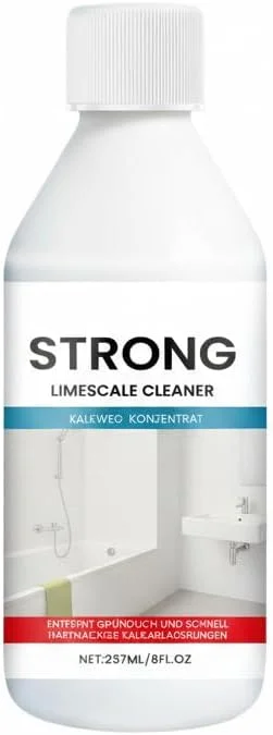 محلول رسوب زدای حمام، پاک کننده لکه های سرسخت برای کاشی، سینک، شیشه، وان حمام، شیرآلات، قابل استفاده بر روی سطوح مختلف، پاک کننده قوی حمام، 237 میلی لیتر