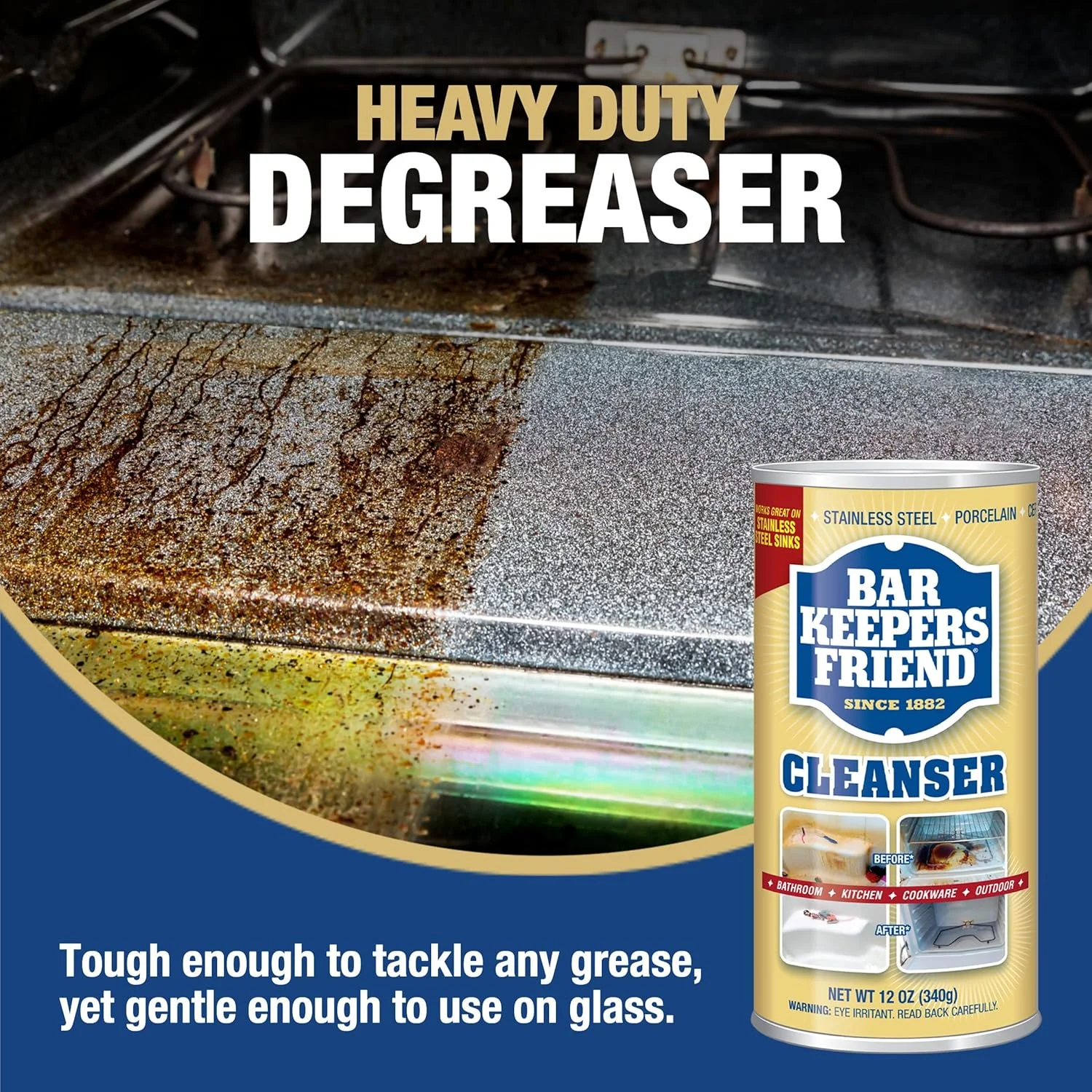 پودر پاک کننده بار کیپرز فرند، 340 گرم - پاک کننده چند منظوره و لکه بر - مناسب برای حمام، آشپزخانه و فضای باز - برای استیل ضد زنگ، آلومینیوم، برنج، سرامیک، چینی، برنز و موارد دیگر (بسته 2 عددی) پودر پاک کننده بار کیپرز فرند، 340 گرم - پاک کننده چند منظوره و لکه بر - مناسب برای حمام، آشپزخانه و فضای باز - برای استیل ضد زنگ، آلومینیوم، برنج، سرامیک، چینی، برنز و موارد دیگر (بسته 2 عددی)