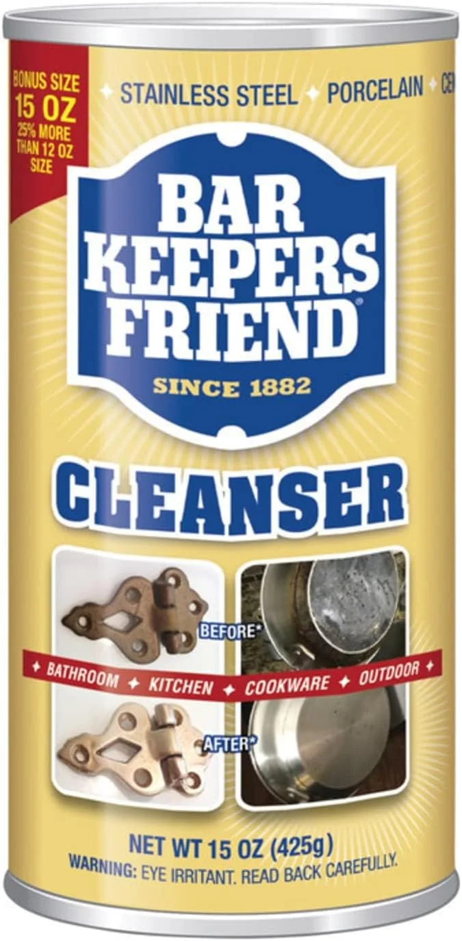 پاک کننده زنگ زدگی Bar Keepers Friend مدل Gold، 425 گرم پاک کننده زنگ زدگی Bar Keepers Friend مدل Gold، 425 گرم