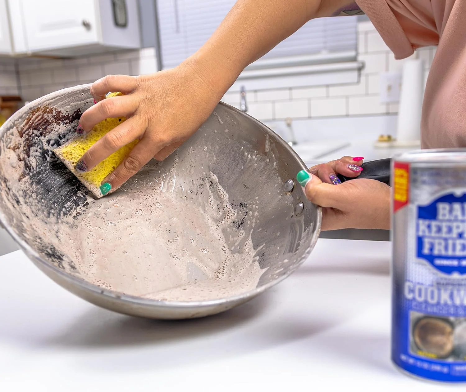 پاک کننده و پولیش ظروف آشپزی Bar Keepers Friend - 340 گرم (بسته 2 عددی)