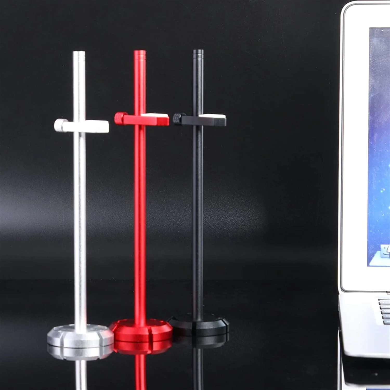 نگهدارنده بلندگو HODORE، نگهدارنده کارت، نگهدارنده جک کارت گرافیک کیس کامپیوتر رومیزی، پایه نگهدارنده کارت گرافیک مایع (رنگ: نقره ای)