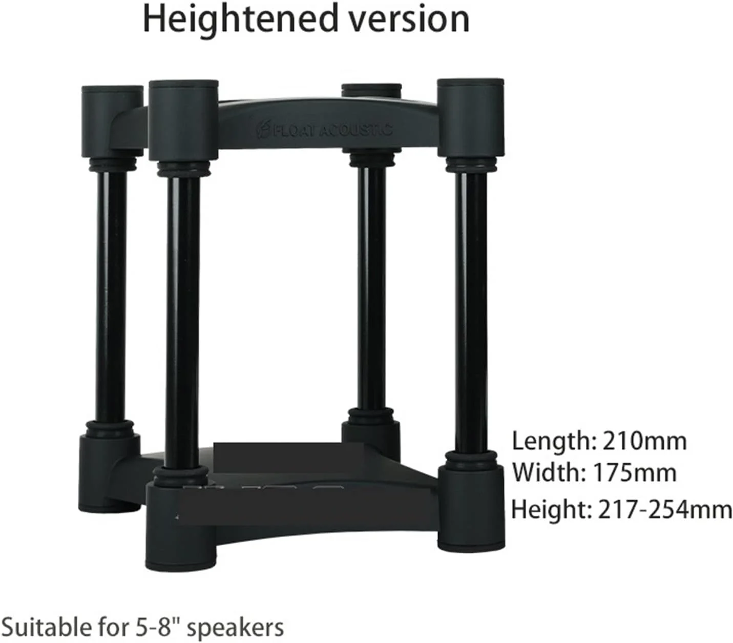 پایه های بلندگو HODORE، پایه های ایستاده کف برای بلندگوهای مانیتور رومیزی صوتی، سیستم تعلیق جدا شده و ضد ضربه