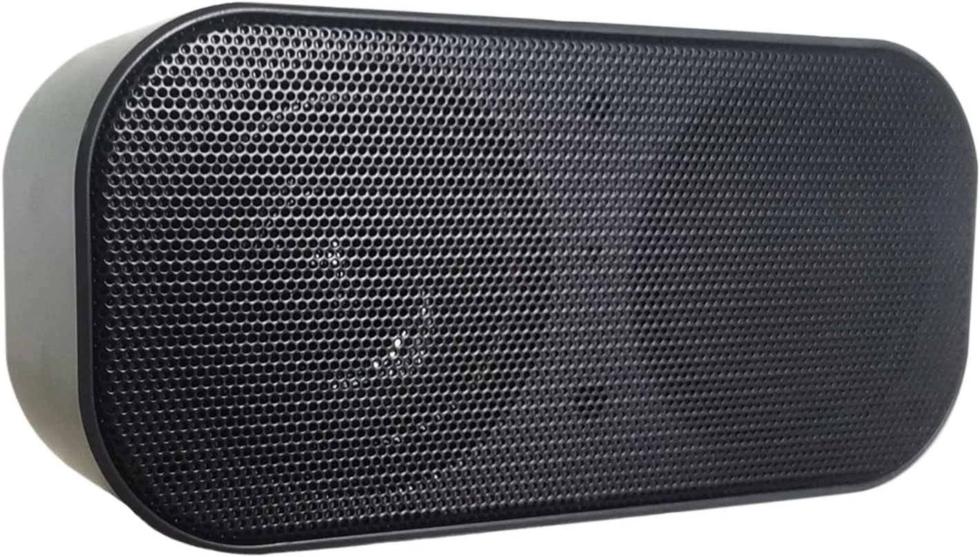 اسپیکر کامپیوتر Fawoonu با تغذیه USB، اسپیکر USB برای کامپیوتر رومیزی، لپ تاپ و پخش کننده موسیقی USB قابل حمل، اتصال و پخش آسان، مشکی 5010