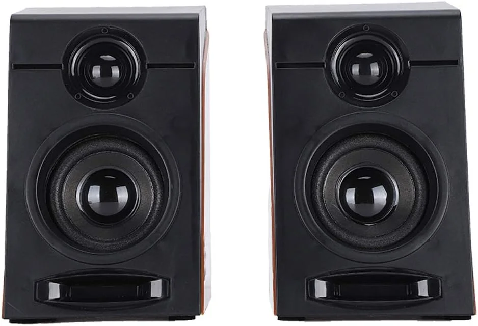 اسپیکر رومیزی مشکی Fasient، اسپیکر باس کلاسیک و شیک برای استفاده خانگی