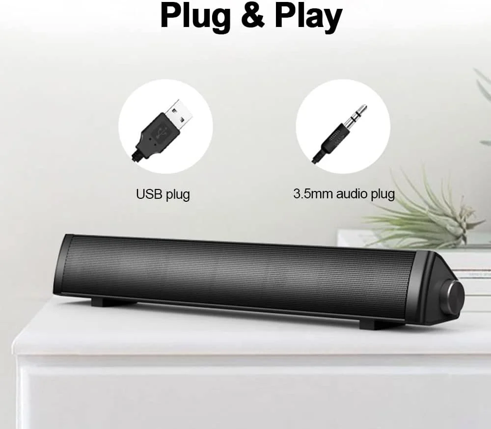 اسپیکر بار کامپیوتر ertg SADA V105، اسپیکرهای سیمی کامپیوتر، اسپیکر بار استریو USB با توان مینی و صدای بلند HiFi و بیس غنی برای تلویزیون، کامپیوتر، تلفن همراه، تبلت، لپ تاپ اسپیکر بار کامپیوتر ertg SADA V105، اسپیکرهای سیمی کامپیوتر، اسپیکر بار استریو USB با توان مینی و صدای بلند HiFi و بیس غنی برای تلویزیون، کامپیوتر، تلفن همراه، تبلت، لپ تاپ