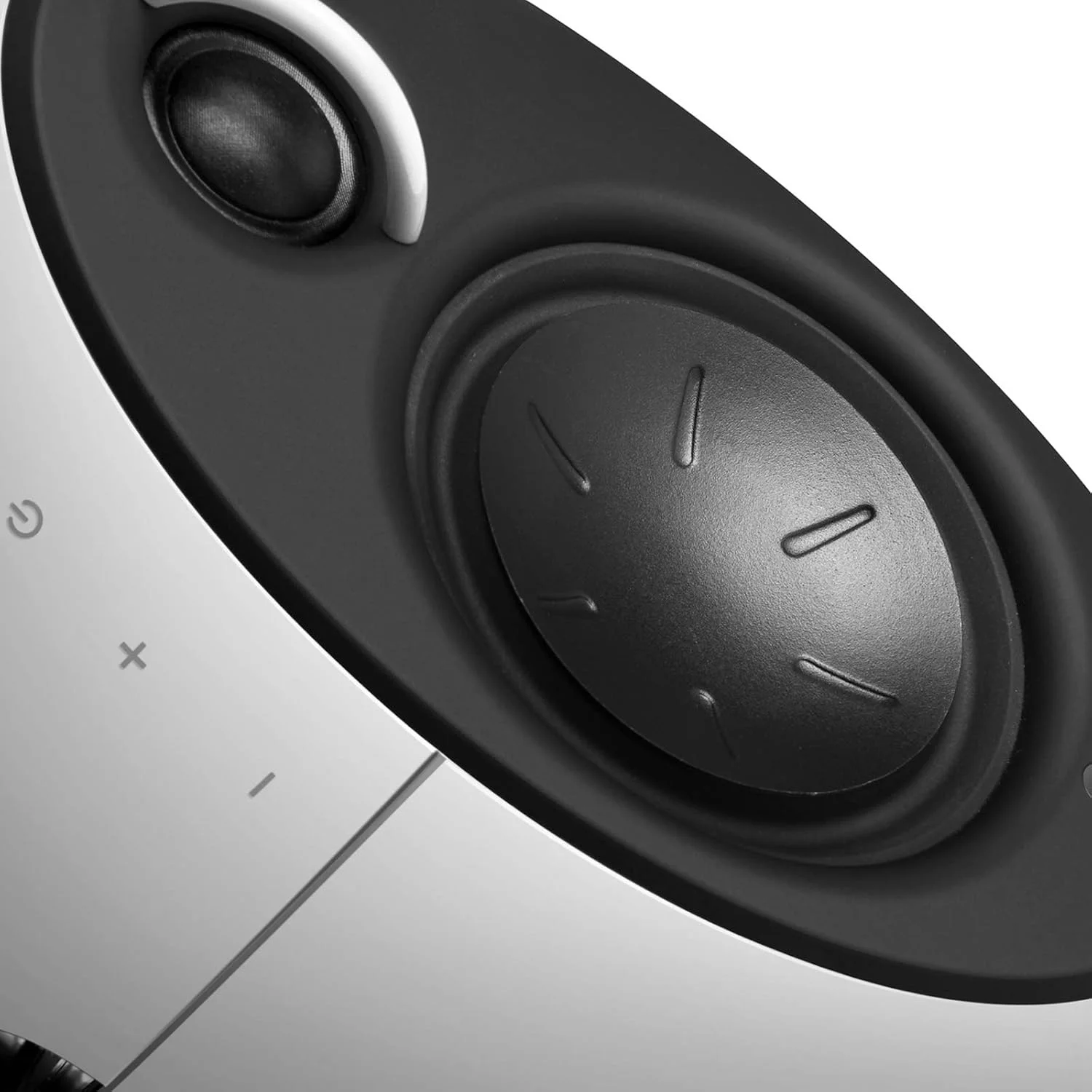 اسپیکر کامپیوتر Edifier e25HD با رادیاتورهای پسیو باس و بلوتوث 5.3 LDAC برای دسکتاپ - ورودی اپتیکال - اسپیکرهای قفسه کتاب Hi-Res با توان 74 وات با سیم 24 بیت/96 کیلوهرتز و بی سیم 990 کیلوبیت بر ثانیه سفید